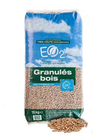 Granulés BOIS E02 Palette de 66 sacs – Image 2