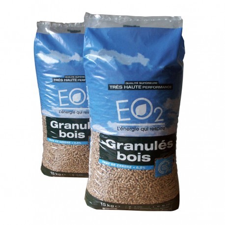 Granulés BOIS E02 Palette de 104 sacs – Image 2