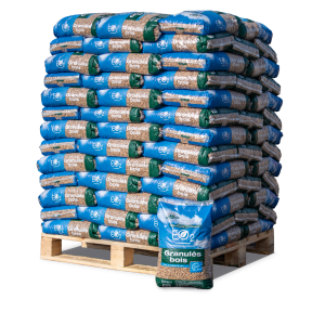 Granulés BOIS E02 Palette de 66 sacs